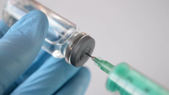 Coronavirus Vaccine Injection