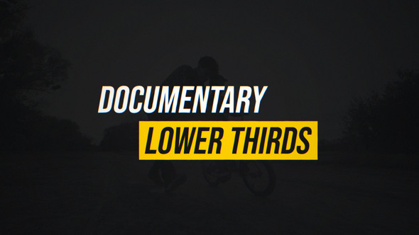 Documentary Lower Thirds