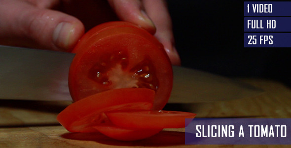 Slicing A Tomato