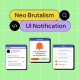 Neo Brutalism Notification - VideoHive Item for Sale
