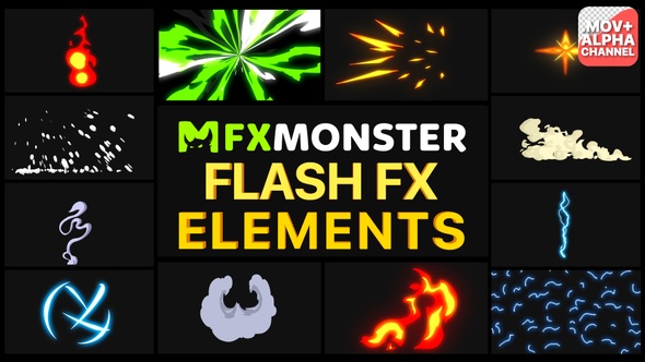Flash Fx Pack 06 | Motion Graphics Pack alt