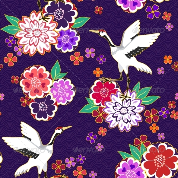 Decorative Kimono Pattern