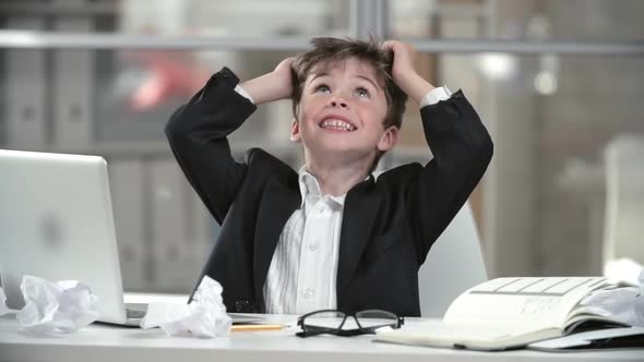 Frustrated Business Child alt