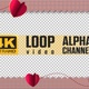 Heart Frame Loop Alpha Channel - VideoHive Item for Sale
