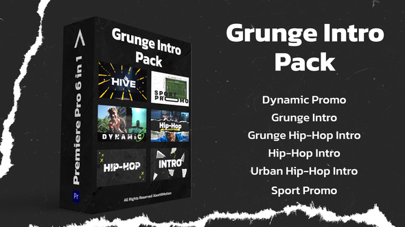 Big Grunge Intro Pack Mogrt