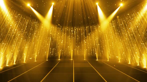 Particle Light Cool And Beautiful Awards Stage Background