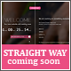 Straightway - Coming soon unique creative Page - ThemeForest Item for Sale