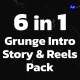 Grunge Intro Story & Reels Pack - VideoHive Item for Sale