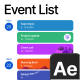 Vertical Calendar Event Schedule - VideoHive Item for Sale