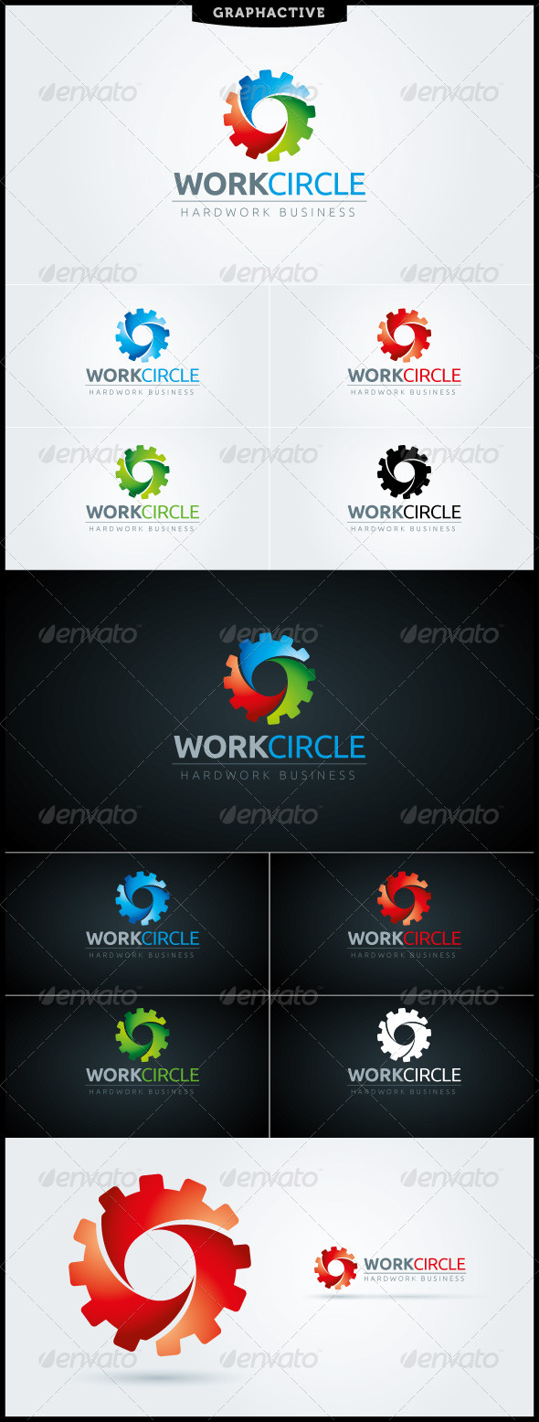 WorkCircle Logo Template