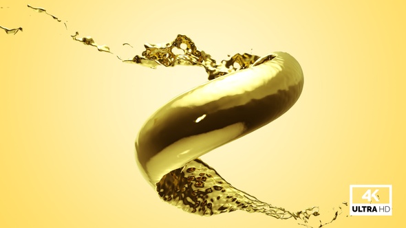 Vortex Splash Of Liquid Gold V3