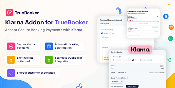 Klarna Payment Integration With TrueBooker