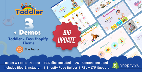 Toddler - Kids Clothing & Toys Shopify Theme