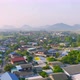 Aerial view of residential buildings, Ratchaburi skyline, Thailand. Urban city in Asia - VideoHive Item for Sale