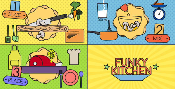 Funky Kitchen TV Pack
