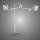 Mobile Dual Head Surgical Light Led Lamp Lighting Rolling Stand - 3DOcean Item for Sale