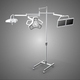 Mobile Surgical Light Led Lamp Dual Monitor Screen Display Stand - 3DOcean Item for Sale