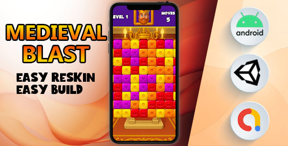 Medieval Blast - (Unity - Admob - Game)
