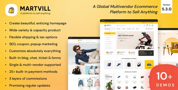 Martvill - A Global Multivendor Ecommerce Platform to Sell Anything
