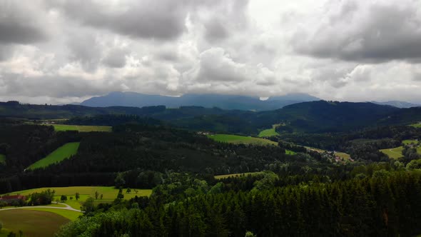 Drone Video of Mountains in Austria