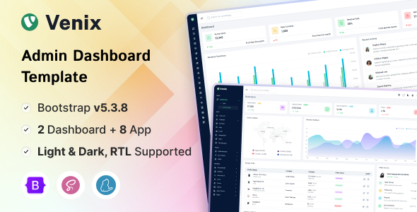 Venix - Bootstrap 5 Admin Dashboard Template