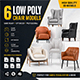 Chairs Pack of 6 - 3DOcean Item for Sale