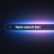 Neon Search Bar Logo Reveal - VideoHive Item for Sale