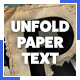Paper Text Animator - VideoHive Item for Sale