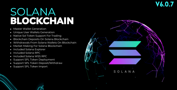 Solana Blockchain for Ecosystem Addon - SPL Tokens Supported