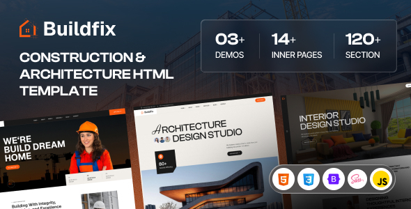 BuildFix – Construction HTML Template for Builder & Architecture Website