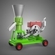 Portable Pellet Press Mill Making Maker Machine Diesel Engine 2 - 3DOcean Item for Sale