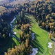 Aerial View of Golf Course Near the Forest - VideoHive Item for Sale