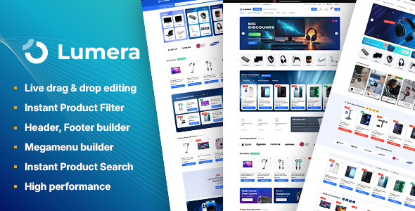 Lumera - Electronics Store Woocommerce WordPress Theme