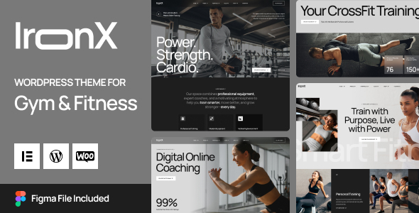 IronX - Gym & Fitness WordPress Theme