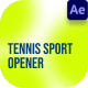Dynamic Tennis Sport Opener With Modern Typography - VideoHive Item for Sale
