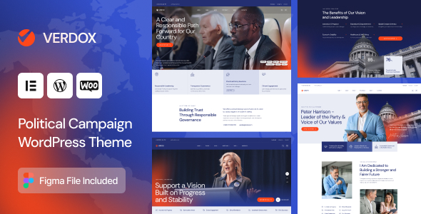Verdox - Political Election Campaign WordPress Theme