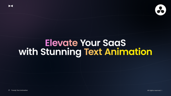 Saas Text Animation
