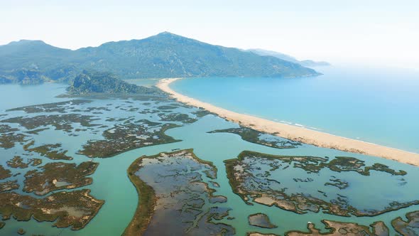 Flying Over the River Dalyan