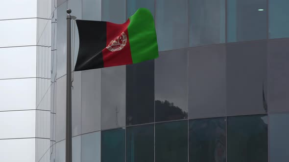 Afghanistan Flags Background 4K