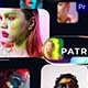 Liquid Glass Typography Photo Gallery Carousel | MOGRT - VideoHive Item for Sale