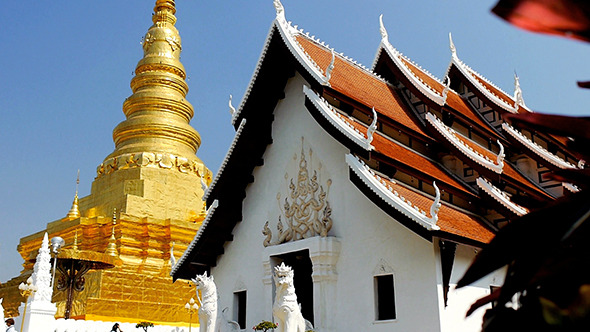 Buddhist Temple Wat Phra That Chae Haeng