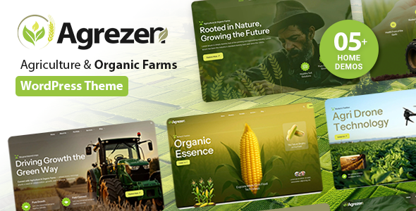 Agrezen – Agriculture & Organic Farm WordPress Theme