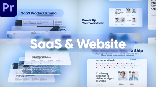 Clean SaaS Product Promo MOGRT