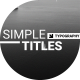 Typography Titles - VideoHive Item for Sale