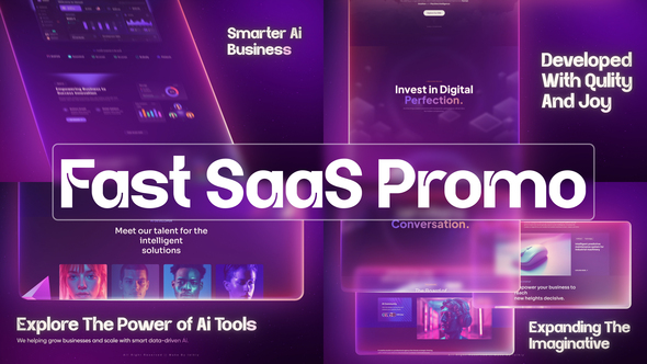 Fast SaaS Product Promo - Ai Website Intro