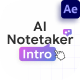 AI Notetaker Intro - VideoHive Item for Sale