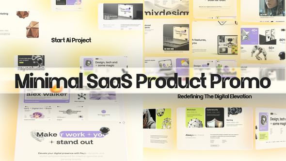 Minimal SaaS Product Promo - Ai Website Promo