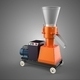 Automatic Electric Mobile Pellet Press Mill Maker Making Machine - 3DOcean Item for Sale