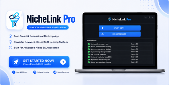 NicheLink - Desktop Application - Bulk URL Analyzer & SEO Content Filter