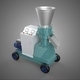 Industrial Portable Electric Pellet Press Mill Making Machine - 3DOcean Item for Sale